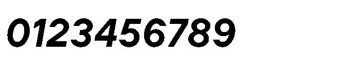 Cluster Semibold Italic Font OTHER CHARS