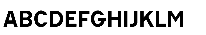 Cluster Semibold Font UPPERCASE