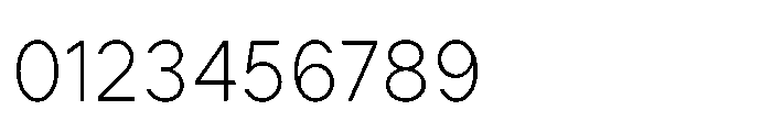 Cluster Thin Font OTHER CHARS