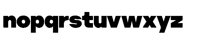 Cluster Tight Black Font LOWERCASE