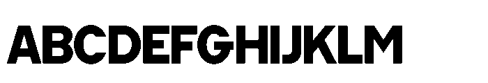 Cluster Tight Bold Font UPPERCASE