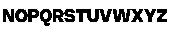 Cluster Tight Extrabold Font UPPERCASE