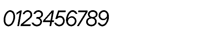 Cluster Tight Light Italic Font OTHER CHARS
