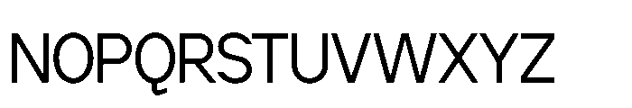 Cluster Tight Light Font UPPERCASE