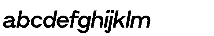 Cluster Tight Medium Italic FONT