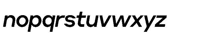 Cluster Tight Medium Italic Font LOWERCASE