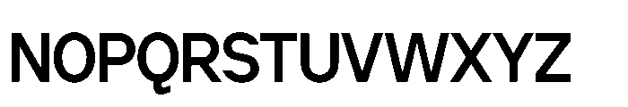 Cluster Tight Medium Font UPPERCASE