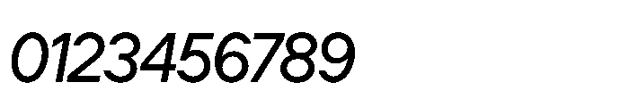 Cluster Tight Regular Italic Font OTHER CHARS