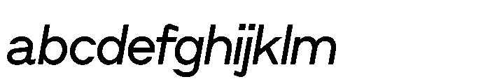 Cluster Tight Regular Italic FONT