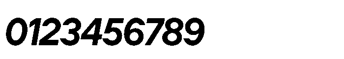 Cluster Tight Semibold Italic Font OTHER CHARS