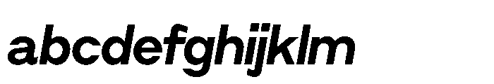 Cluster Tight Semibold Italic FONT