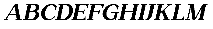 Clusty Bold Italic Font UPPERCASE
