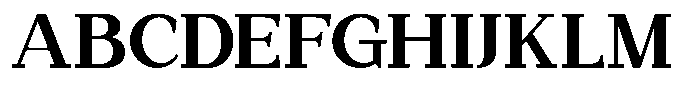 Clusty Bold Font UPPERCASE