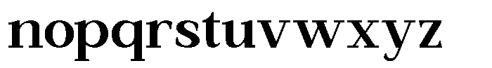 Clusty Bold Font LOWERCASE