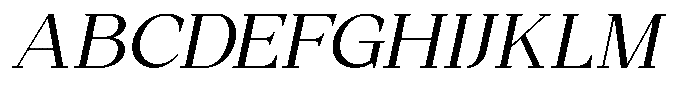 Clusty Italic Font UPPERCASE