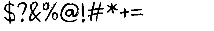 Clynical Terror Font OTHER CHARS