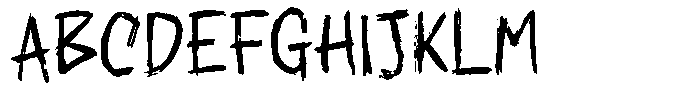 Clynical Terror Font UPPERCASE