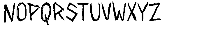 Clynical Terror Font UPPERCASE