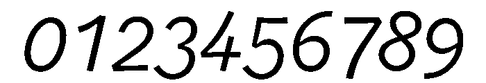 Clack Cursive Font OTHER CHARS