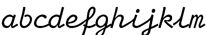 Clack Cursive FONT