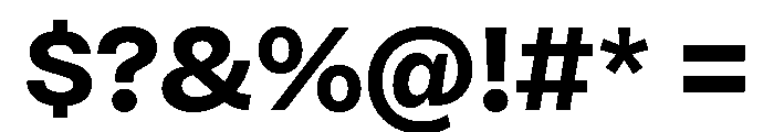 Clara Bold Font OTHER CHARS