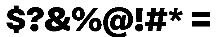 Clara ExtraBold Font OTHER CHARS