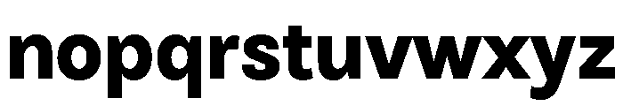Clara ExtraBold Font LOWERCASE