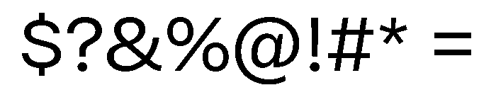 Clara Regular Font OTHER CHARS