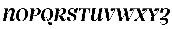 Clarinetta BoldItalic Font UPPERCASE