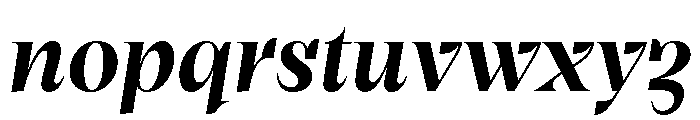 Clarinetta BoldItalic Font LOWERCASE