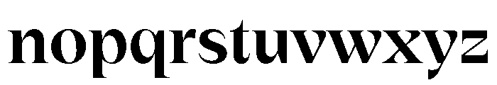 Clarinetta Bold Font LOWERCASE