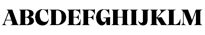 Clarinetta ExtraBold Font UPPERCASE