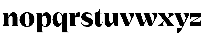 Clarinetta ExtraBold Font LOWERCASE