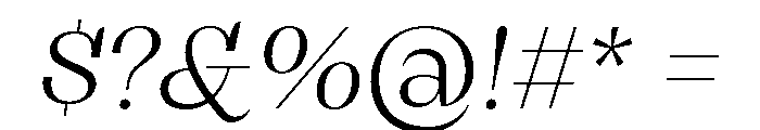 Clarinetta LightItalic Font OTHER CHARS