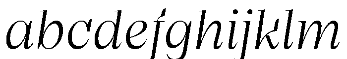 Clarinetta LightItalic FONT