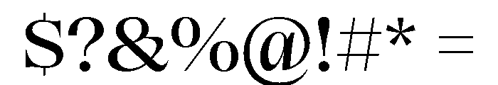 Clarinetta Medium Font OTHER CHARS