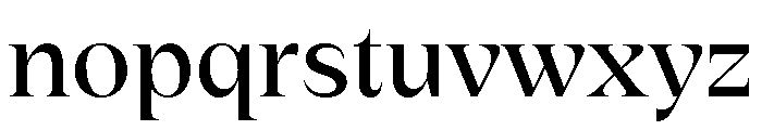 Clarinetta Medium Font LOWERCASE