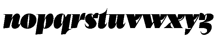 Clarinetta UltraItalic Font LOWERCASE