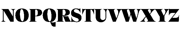 ClarinettaUnicase Black Font UPPERCASE