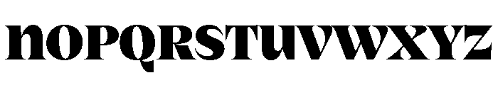 ClarinettaUnicase Black Font LOWERCASE