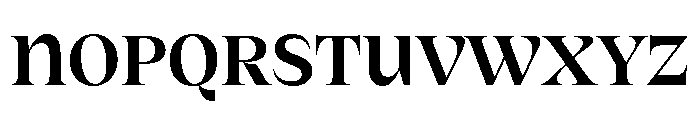 ClarinettaUnicase Bold Font LOWERCASE