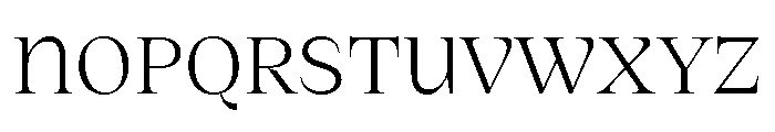 ClarinettaUnicase Light Font LOWERCASE