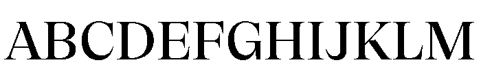 ClarinettaUnicase Medium Font UPPERCASE
