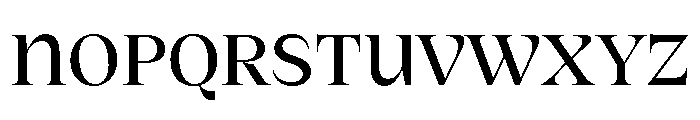 ClarinettaUnicase Medium Font LOWERCASE