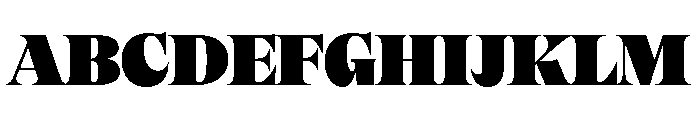 ClarinettaUnicase Ultra Font UPPERCASE