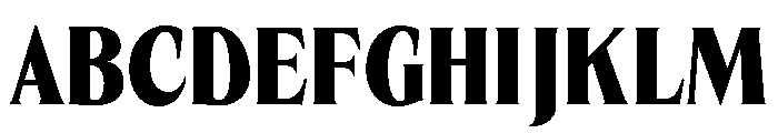Clearly Black Font UPPERCASE