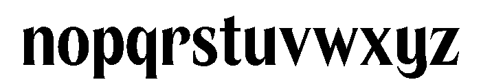 Clearly Bold Font LOWERCASE