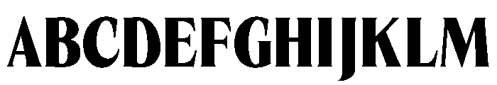 Clearly WIP8 Black Instance Font UPPERCASE