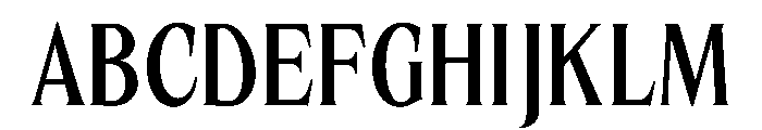 Clearly WIP8 Medium Instance Font UPPERCASE