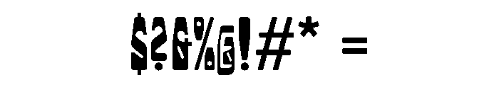 Clip Regular Font OTHER CHARS